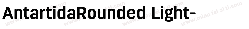 AntartidaRounded Light字体转换